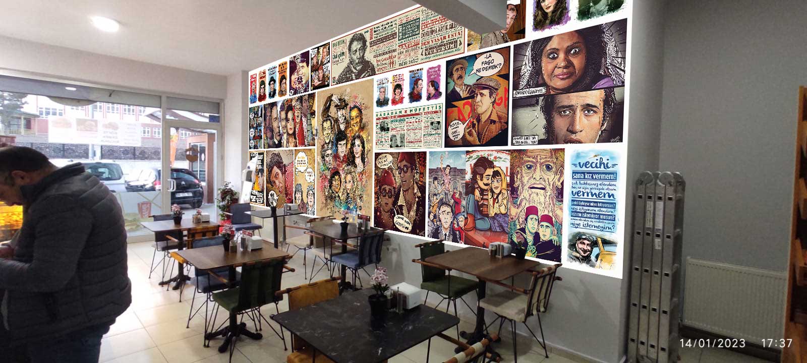 Aster Cafe Duvar Kağıdı