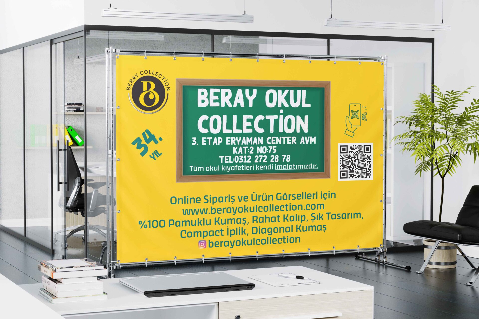 Beray Collection Branda Baskı