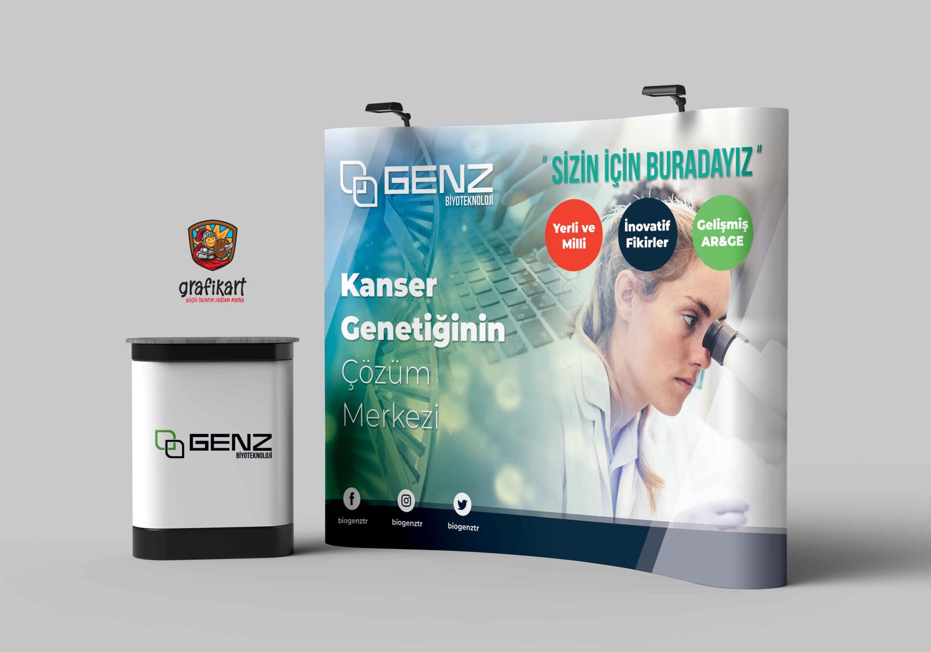 Gezz Biyoteknoloji Örümcek Stand