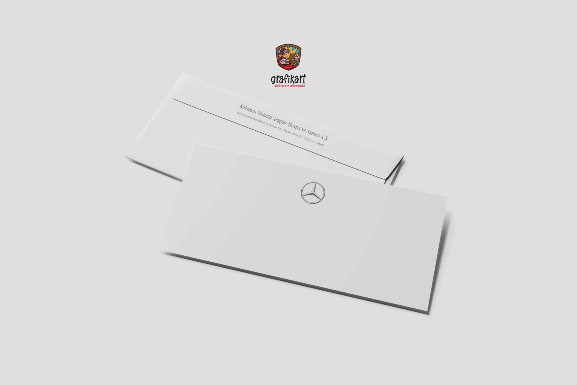 Koluman Otomotiv Buklet Zarf