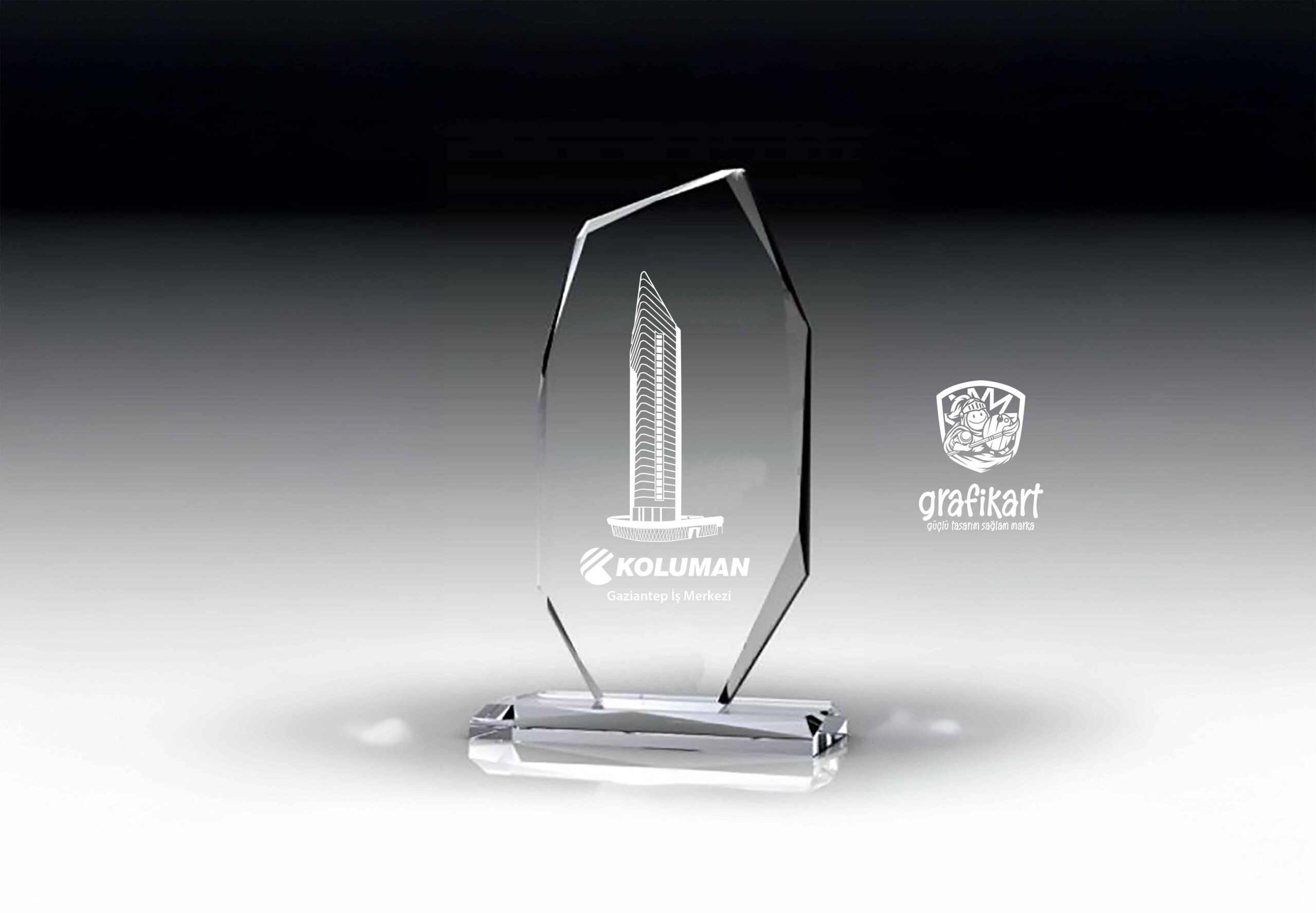 Koluman Otomotiv Kristal Plaket