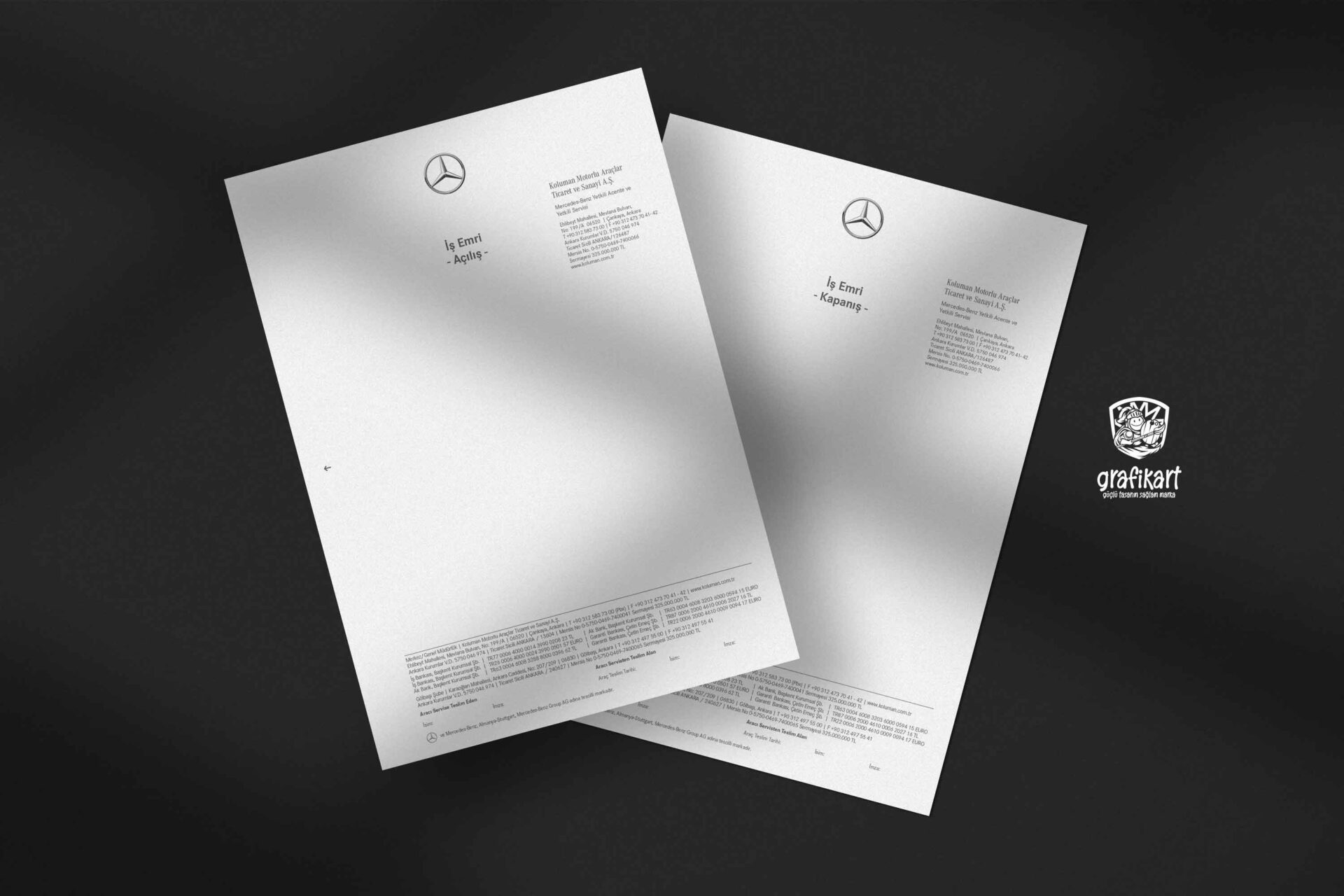 Koluman İş Emri Formu