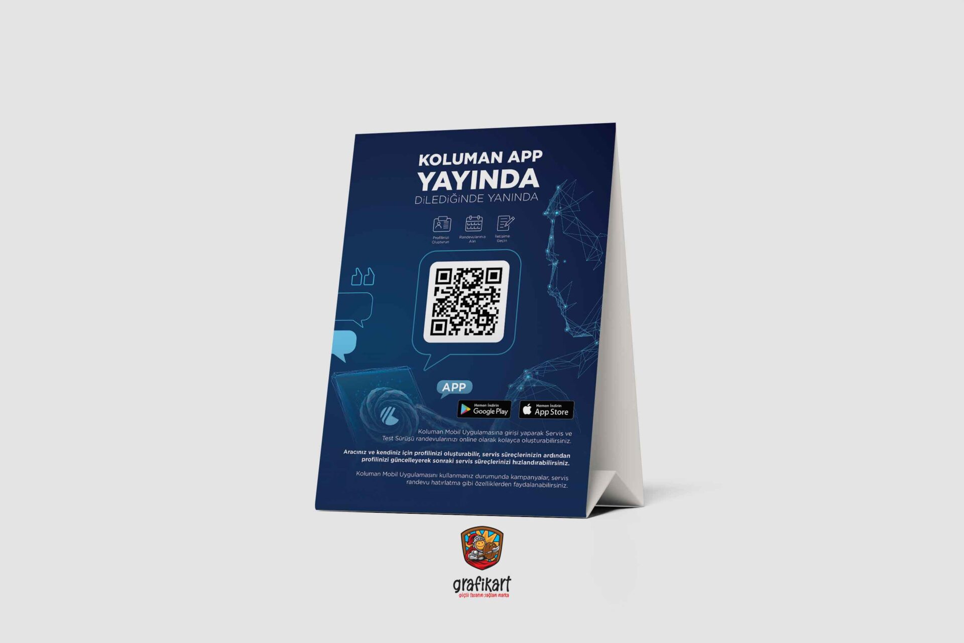 Koluman Masa Üstü Broşür